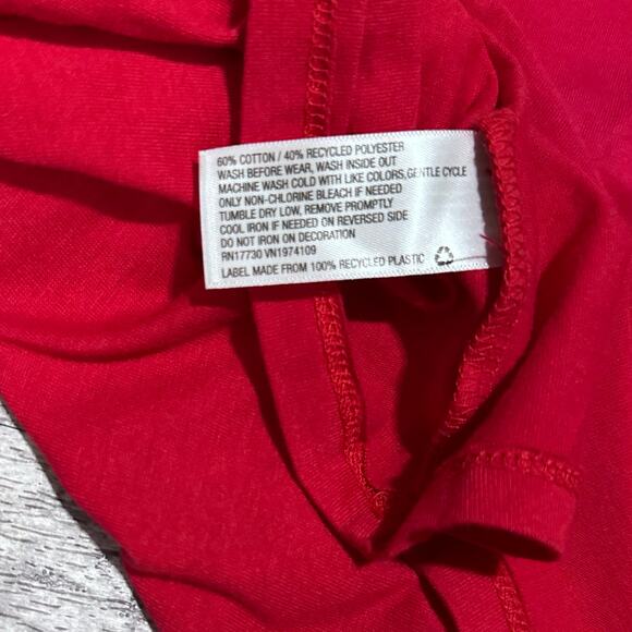 Art Class Girls Long Sleeve Christmas T Shirt L 10/12 Red Feliz Navidad Holiday - Picture 6 of 6